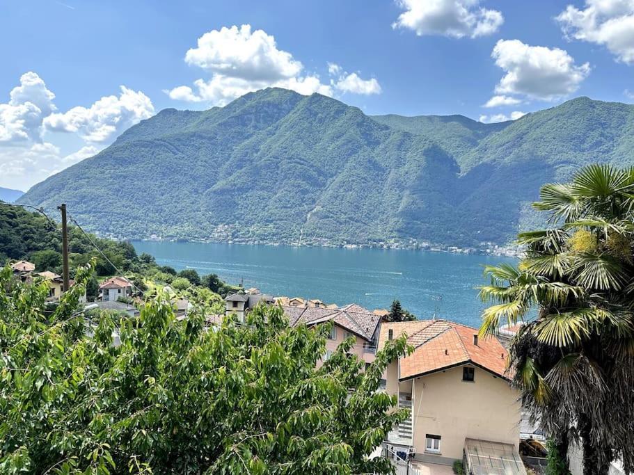 3Br Villetta Con Panoramica Sul Lago เนสโซ ภายนอก รูปภาพ
