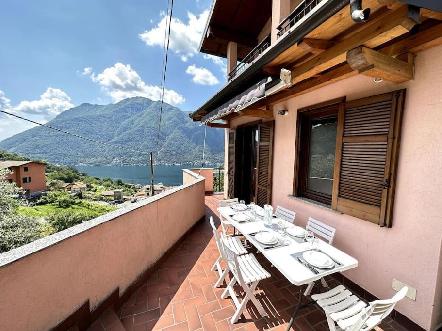 3Br Villetta Con Panoramica Sul Lago เนสโซ ภายนอก รูปภาพ